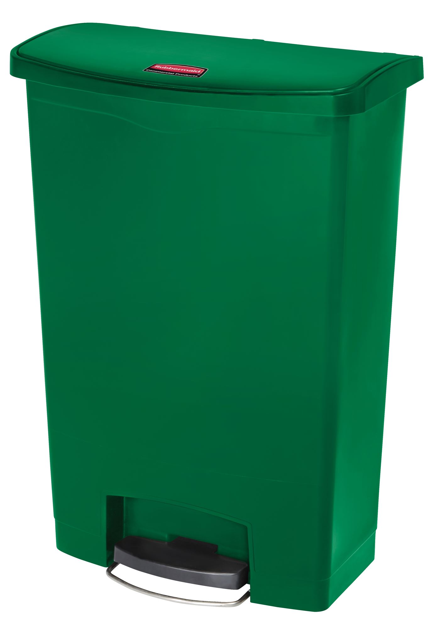 Rubbermaid Slim Jim Trash Bin 90 L Green