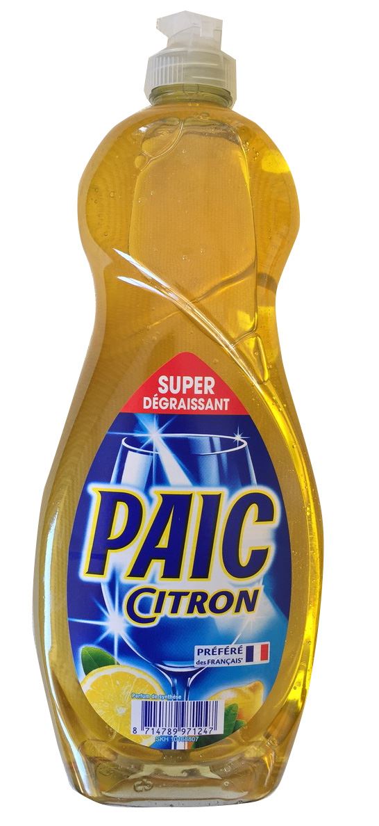 Liquide vaisselle citron 750 ml Paic