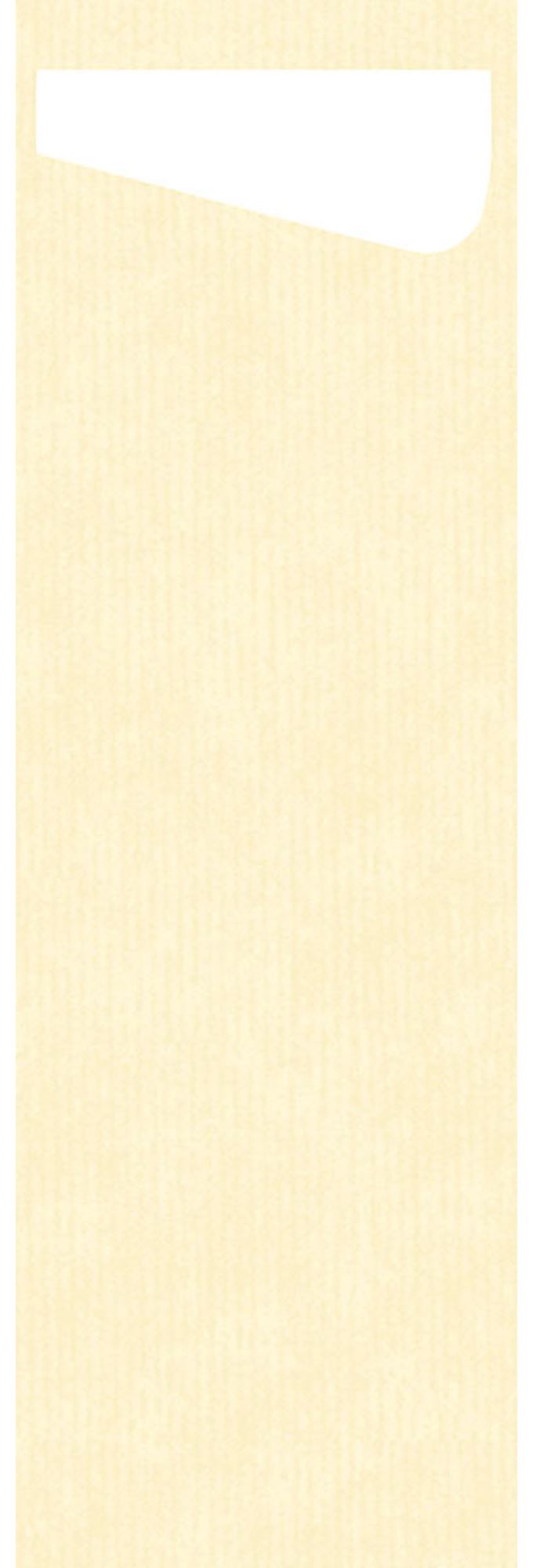 Duni cream slim sacchetto covered pouch
