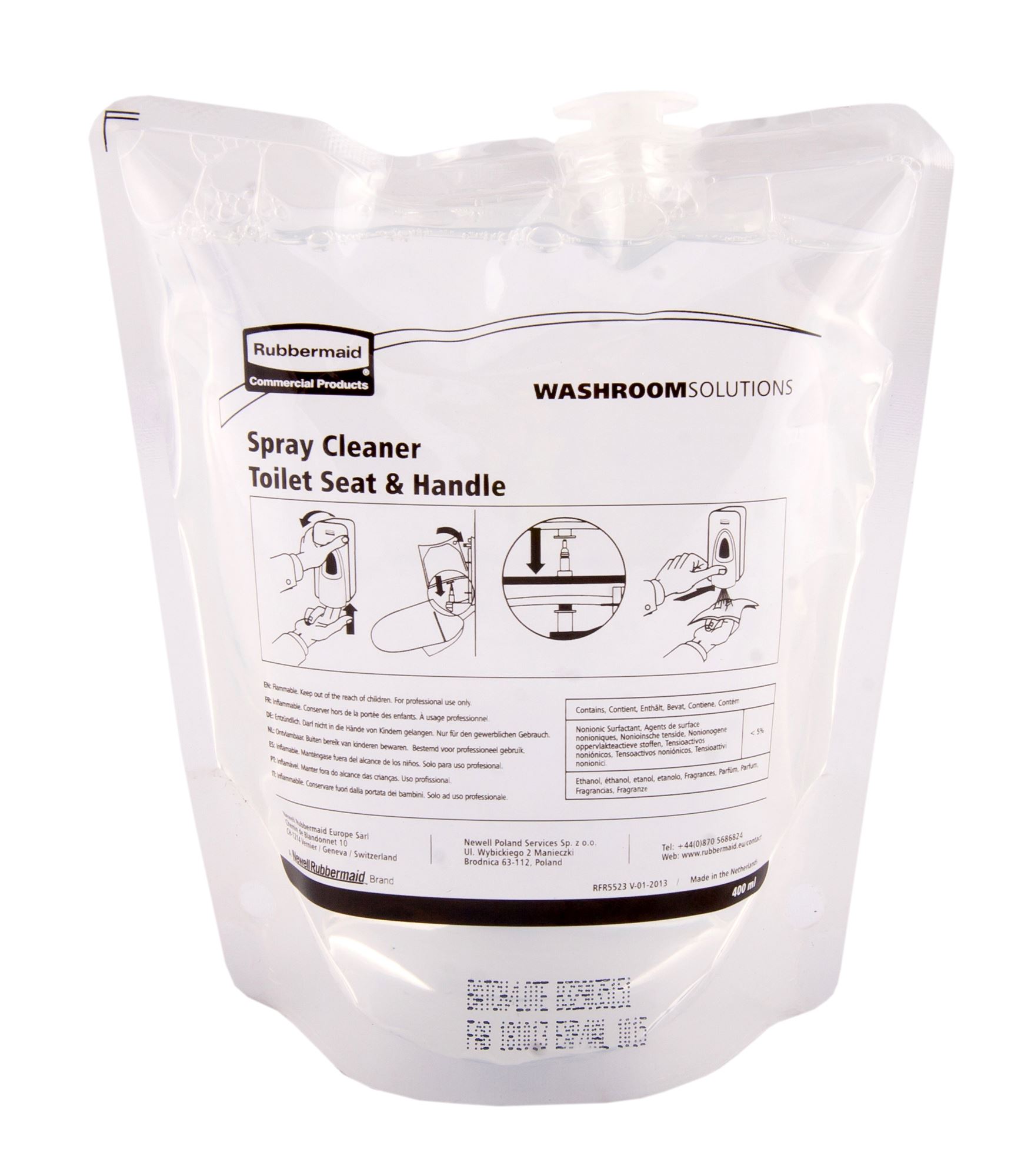 Toilet seat and handle cleaner pack Rubbermaid promo Voussert