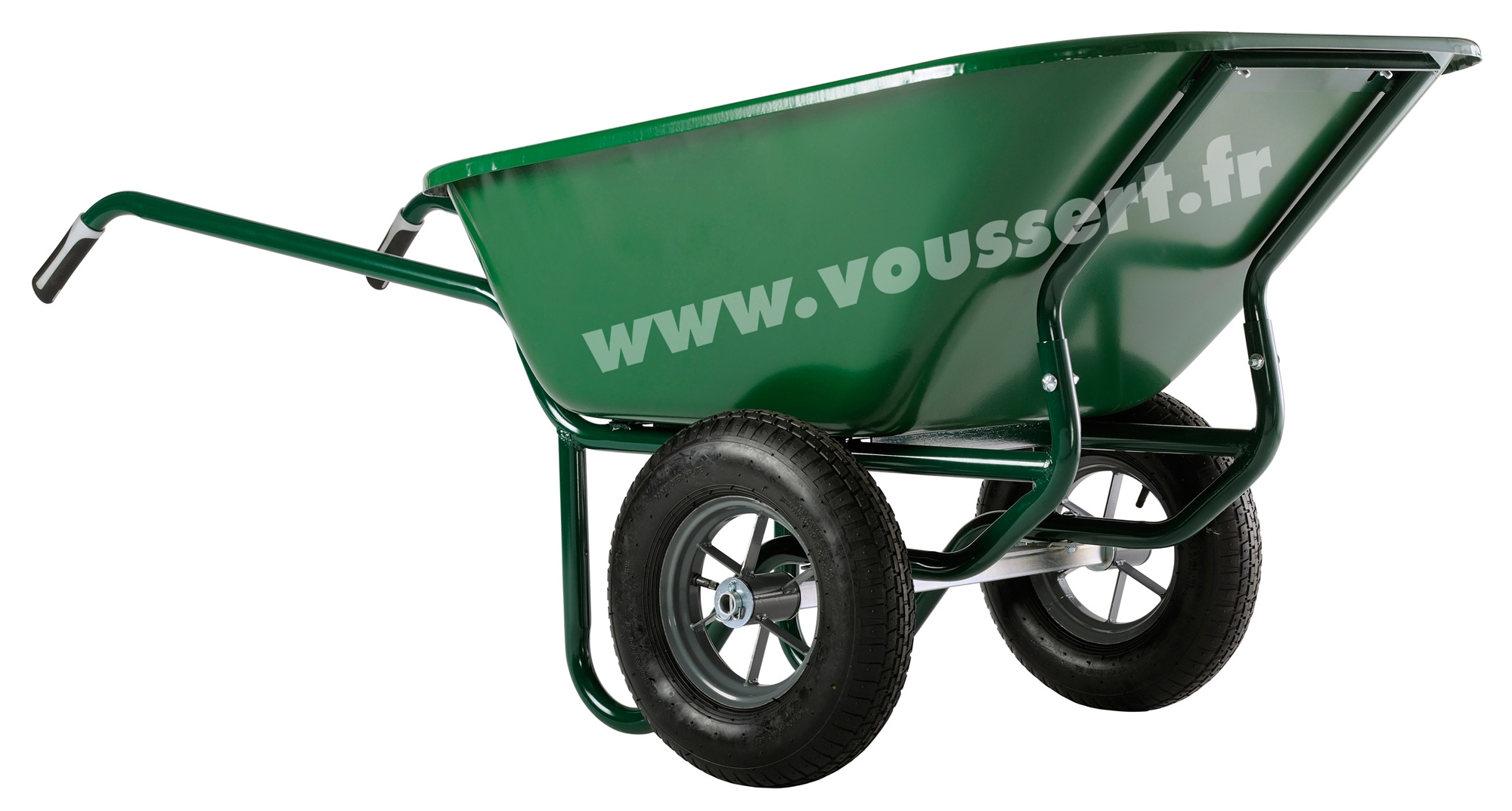 Wheelbarrow Haemmerlin Expert Twin 230L swollen painted wheels