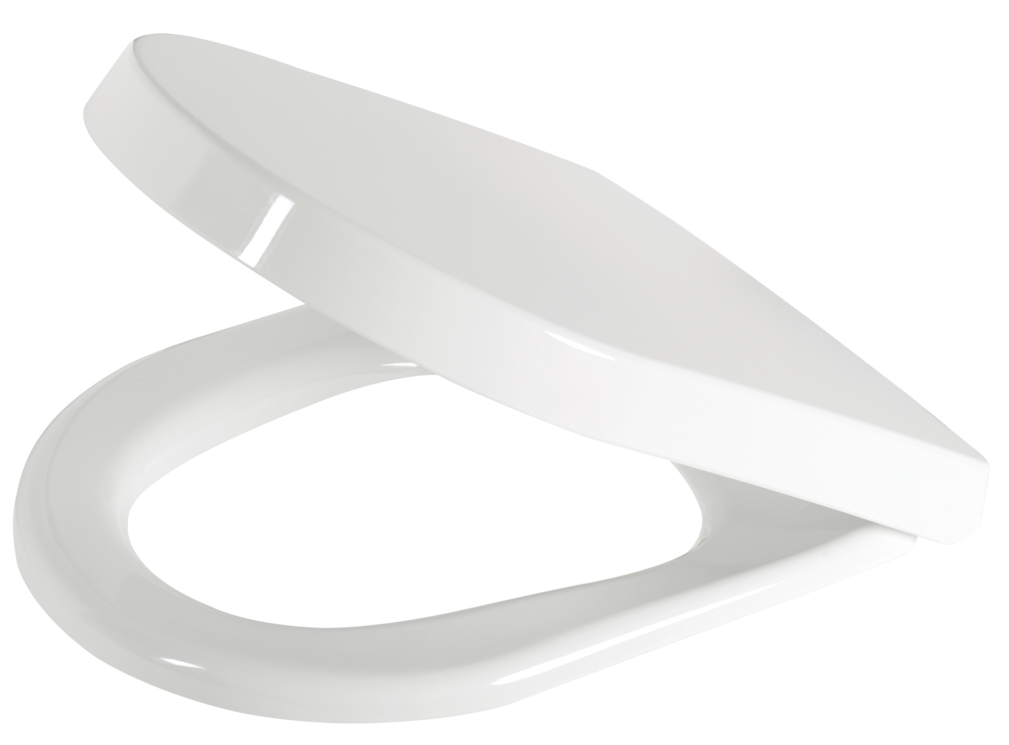 Silent toilet seat suave