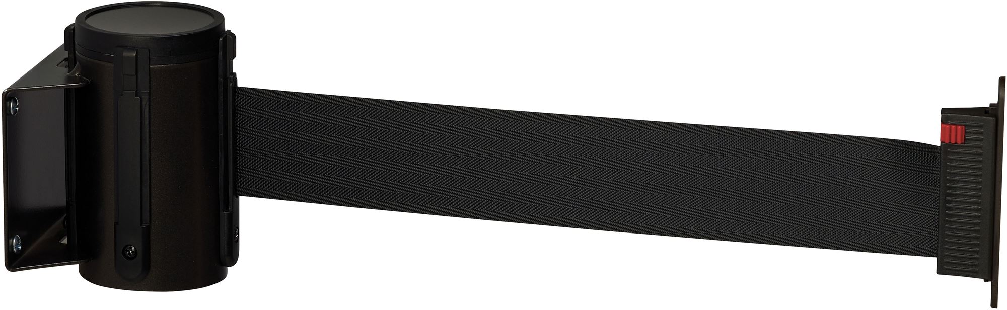51756 - Retractable wall barrier with black strap