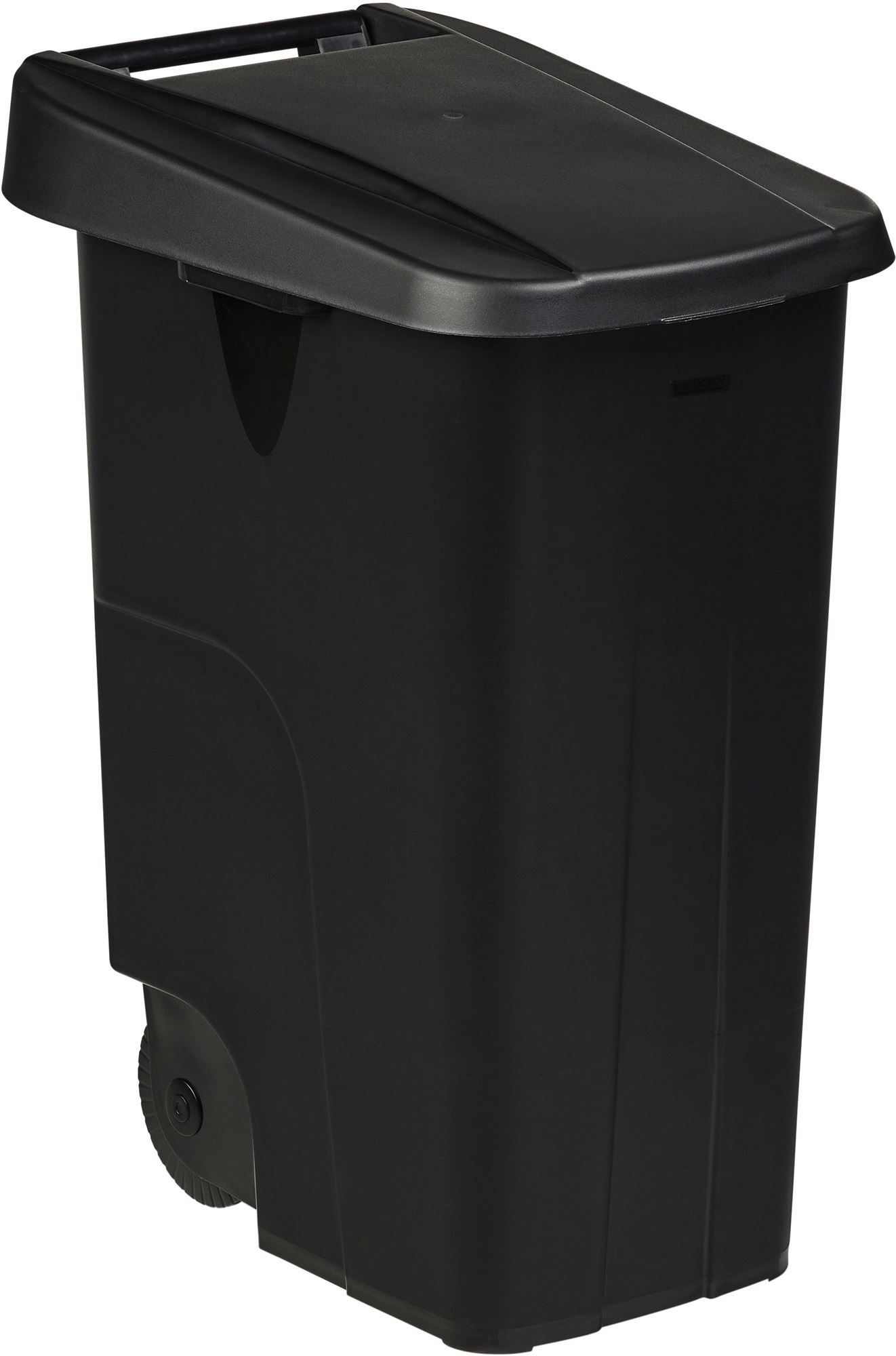 55505 - 85L black mobile recycling bin