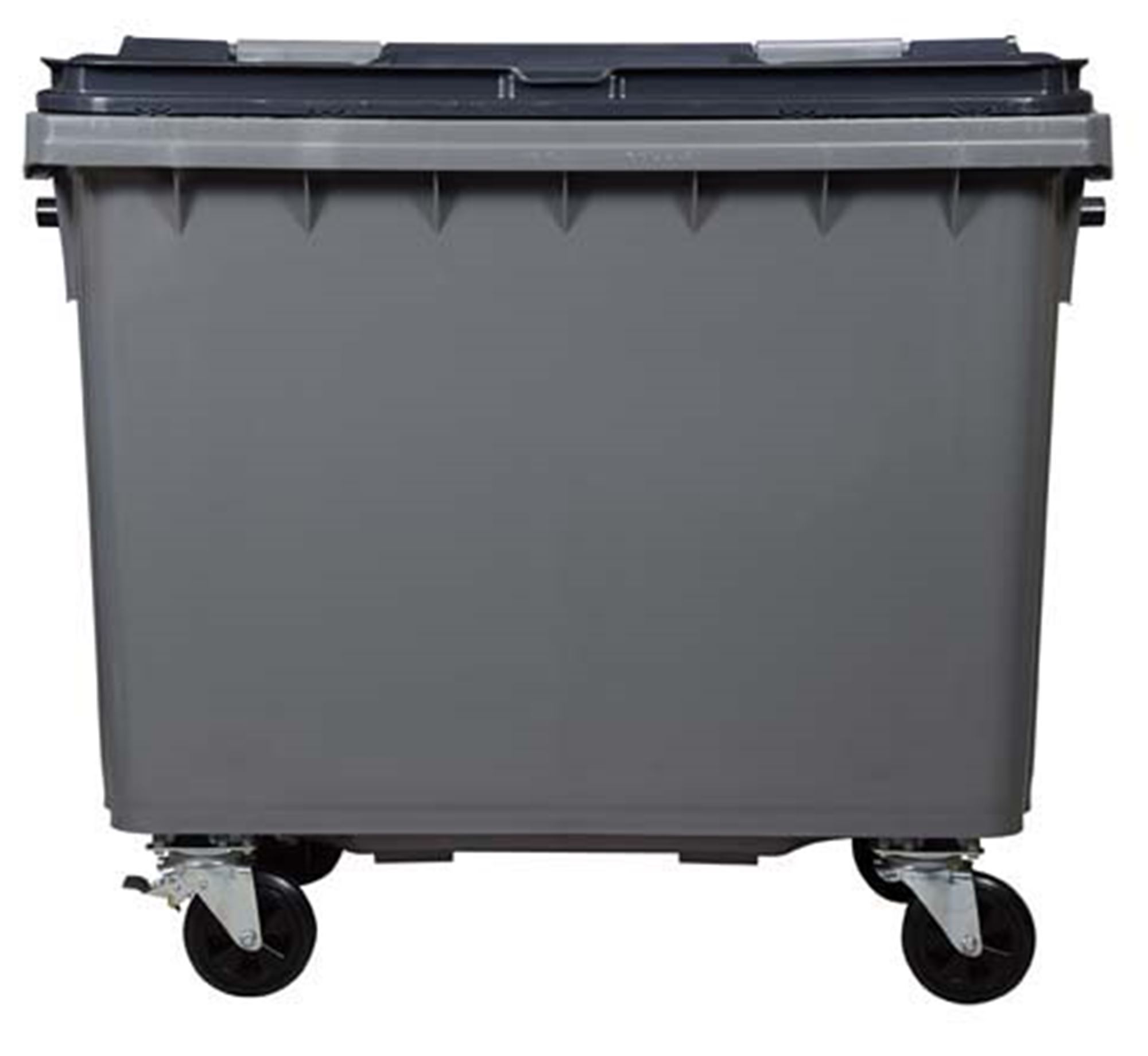 660 Liter Plastic Garbage Bin 4 Universal Wheels Plastic