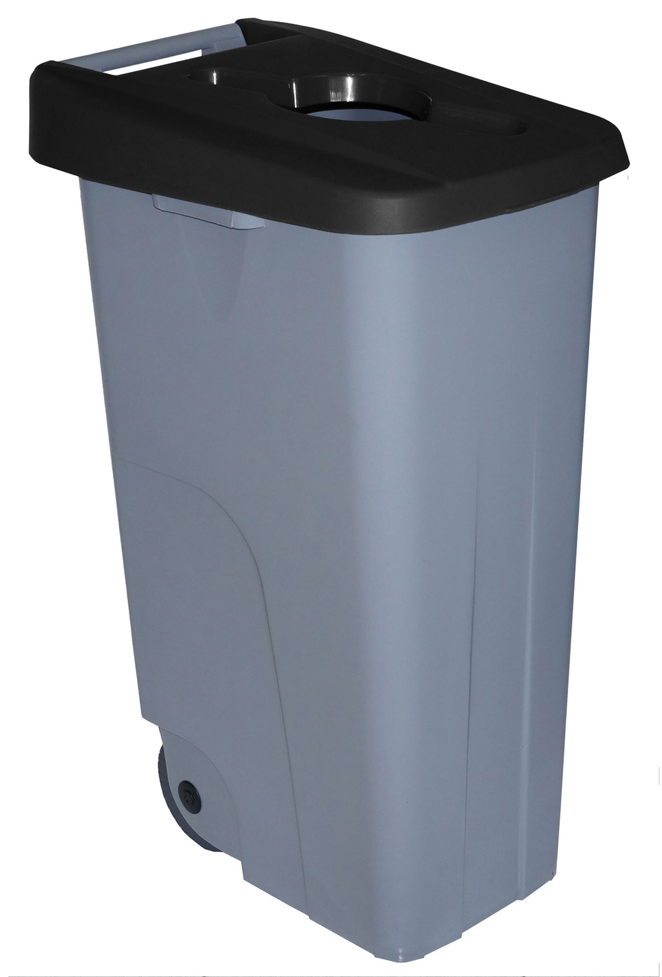 60623257 - 110L black recycling bin