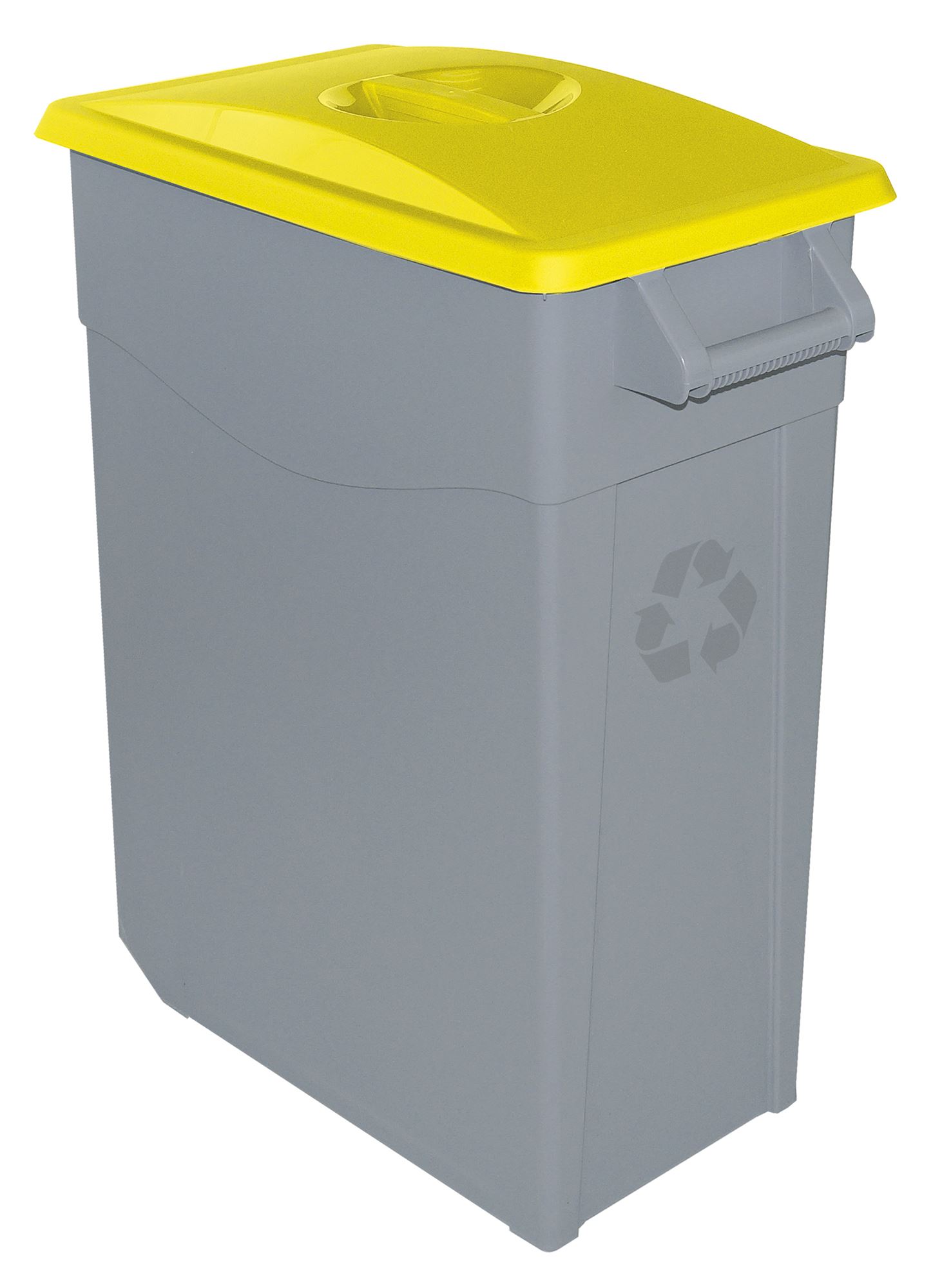60623431 - 65L yellow recycling bin 