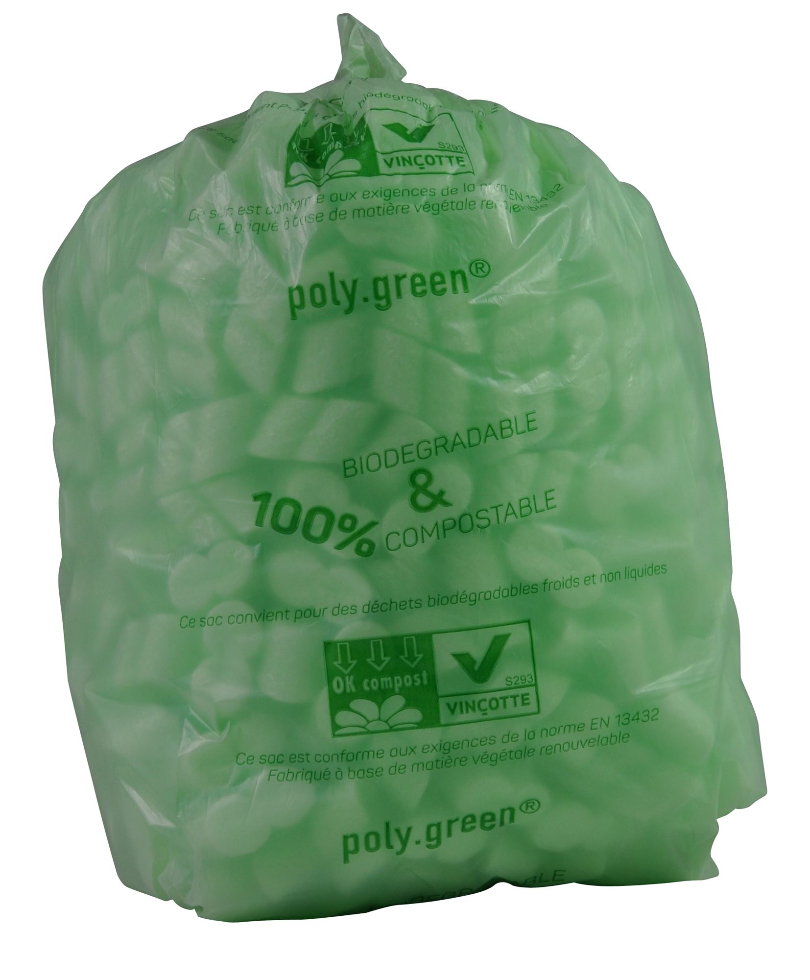 30 Piece Garbage Bags of heku 60 LITRE YELLOW BIN 60 x 72 Eco Friendly * 