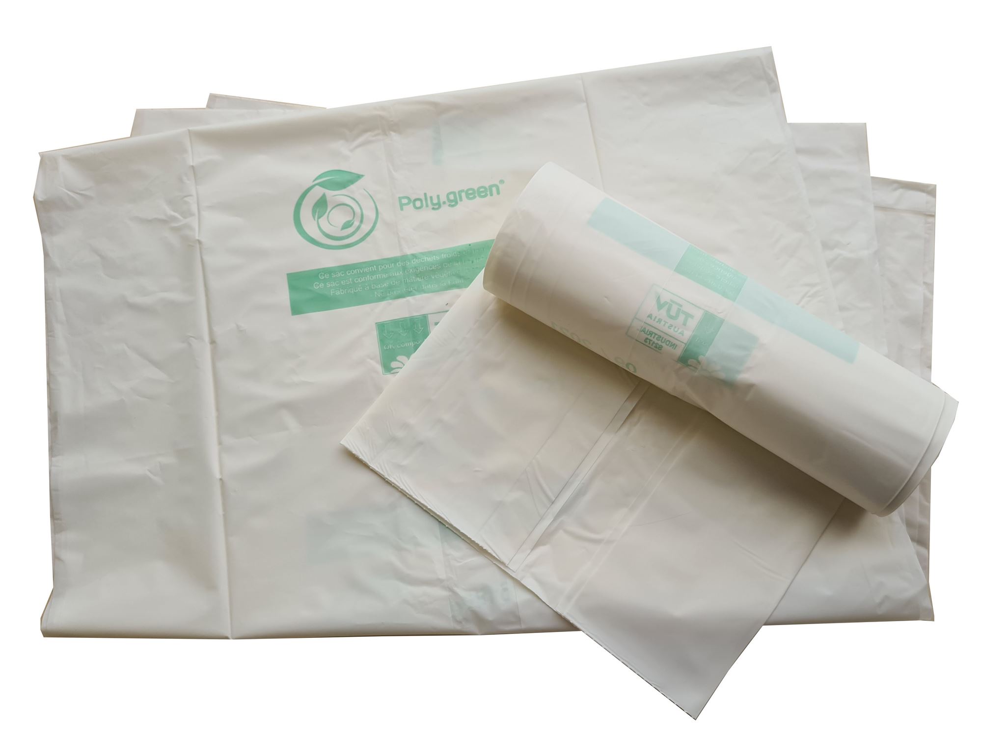 Bblie 20 Liter Compostable Biodegradable Bin Liners White 90 Bags 