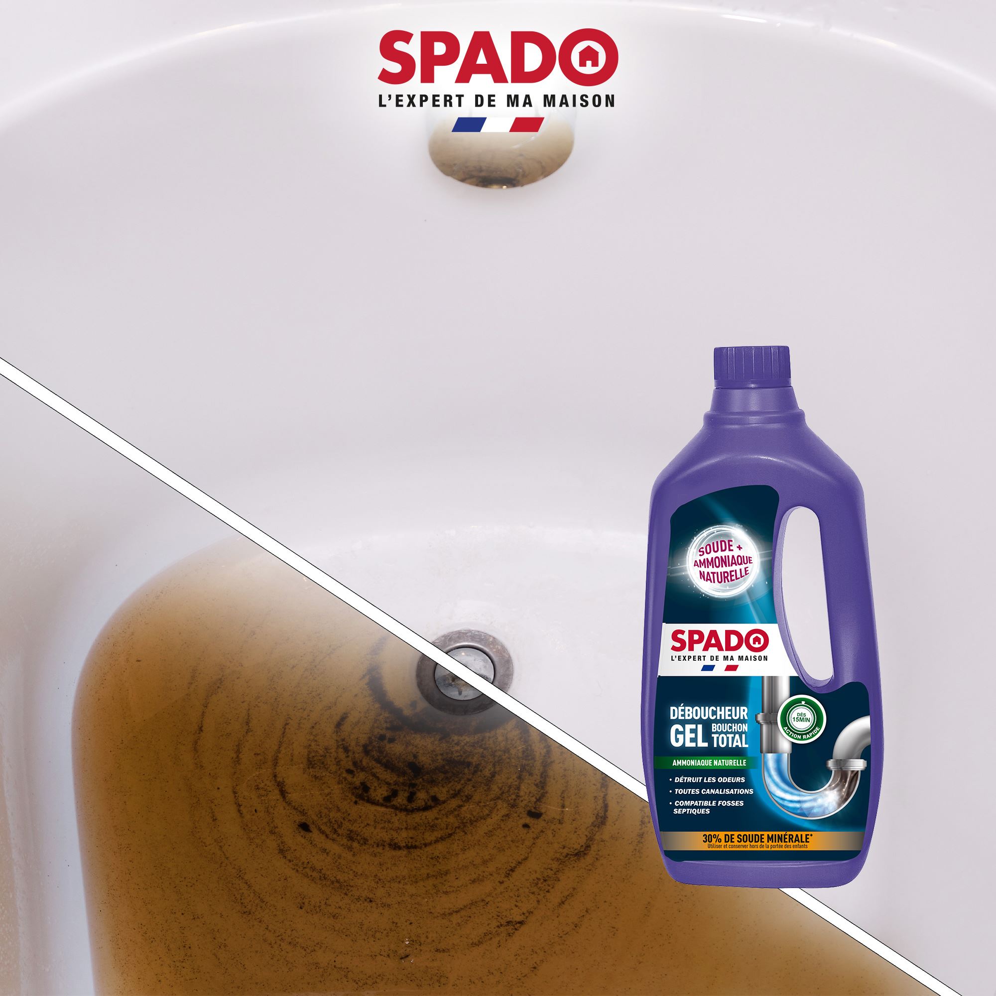 Spado Deboucheur Wc Microbilles 1k - SPADO - 126146