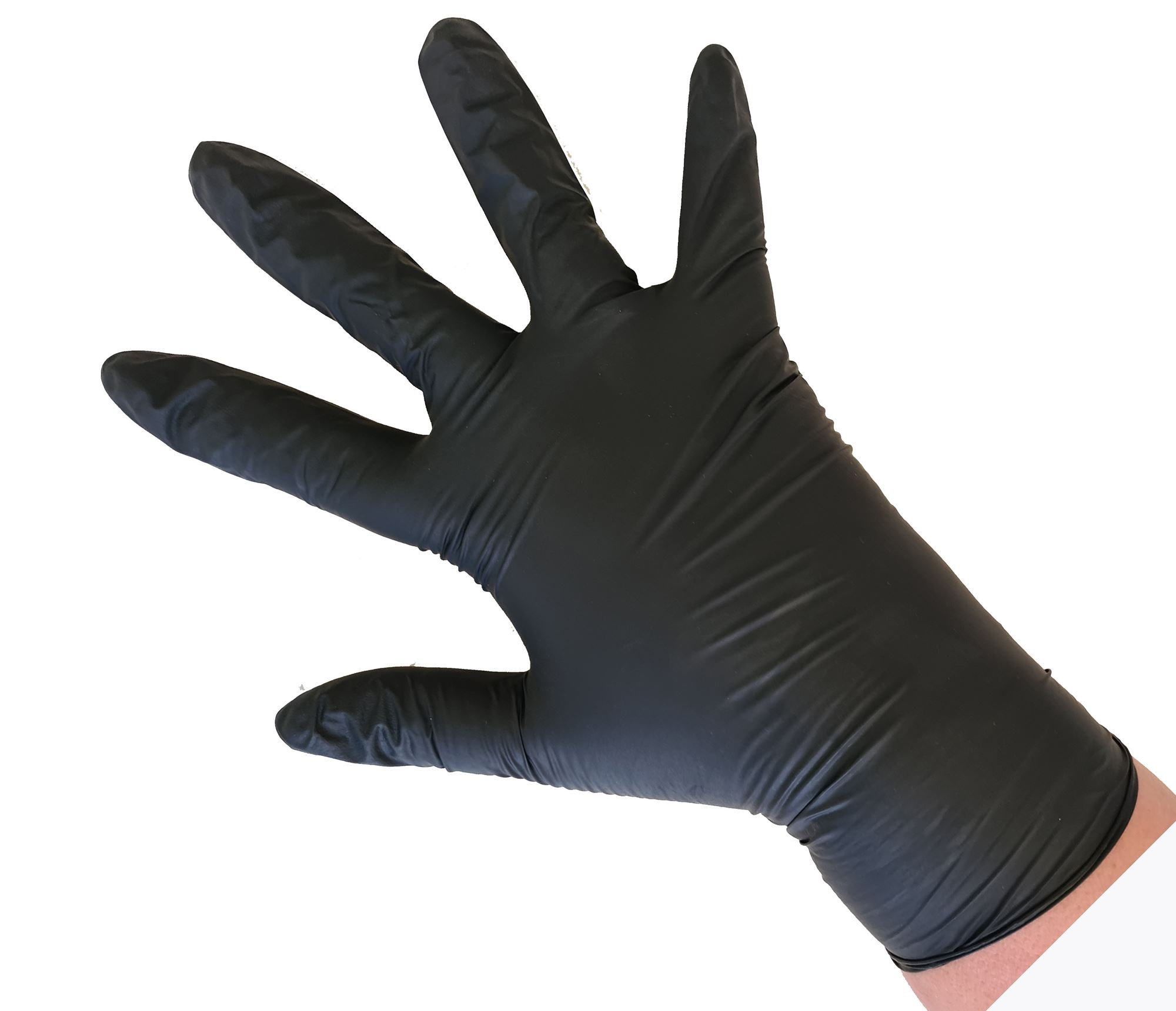 100 Gants en nitrile noir - Flo