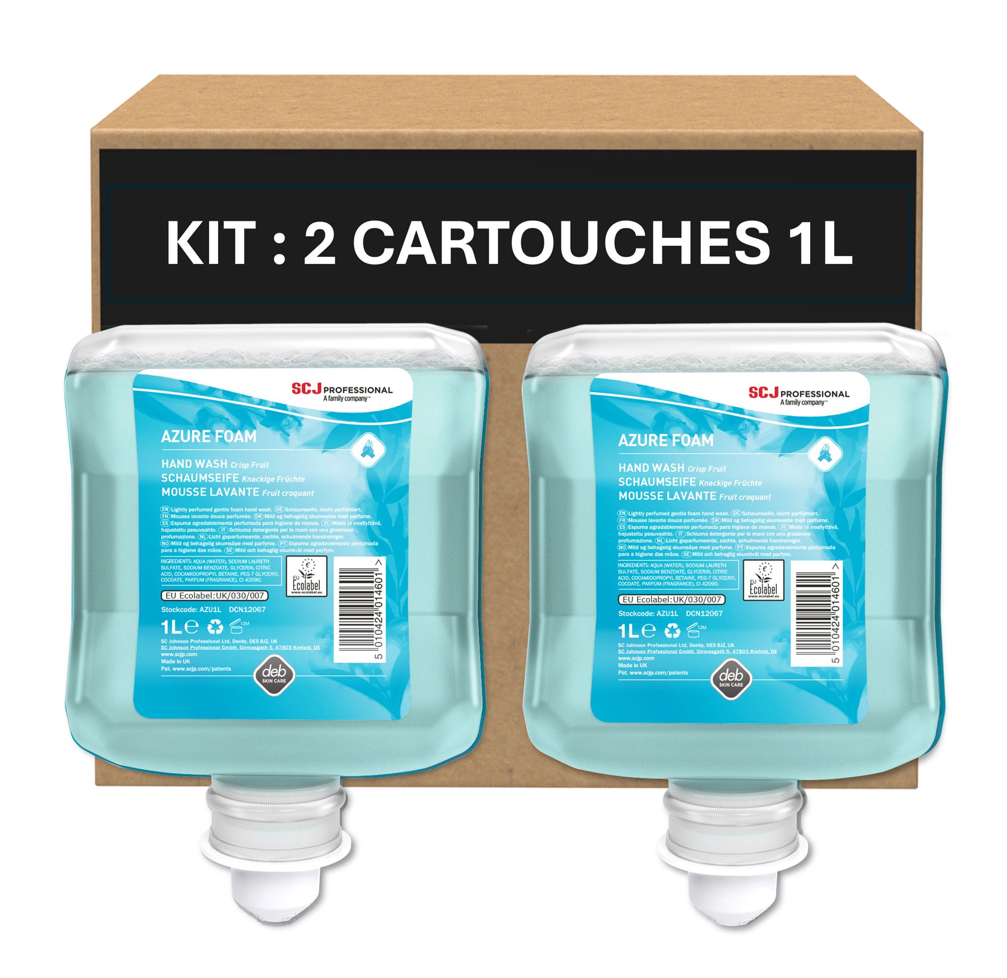 Deb Azure Foam soap 2x1L