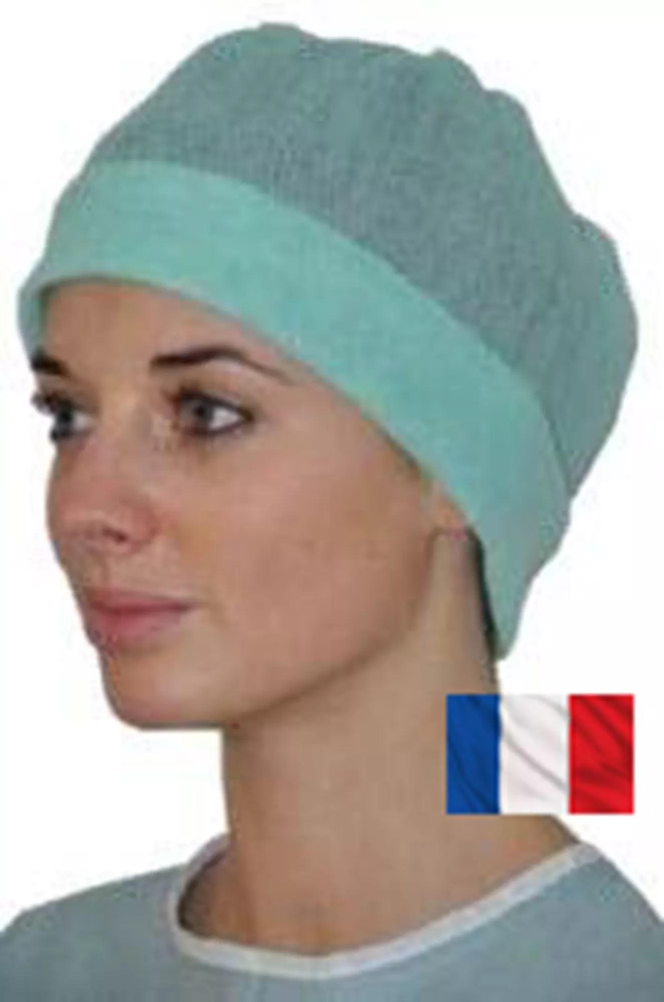 Disposable cap green surgeon 100