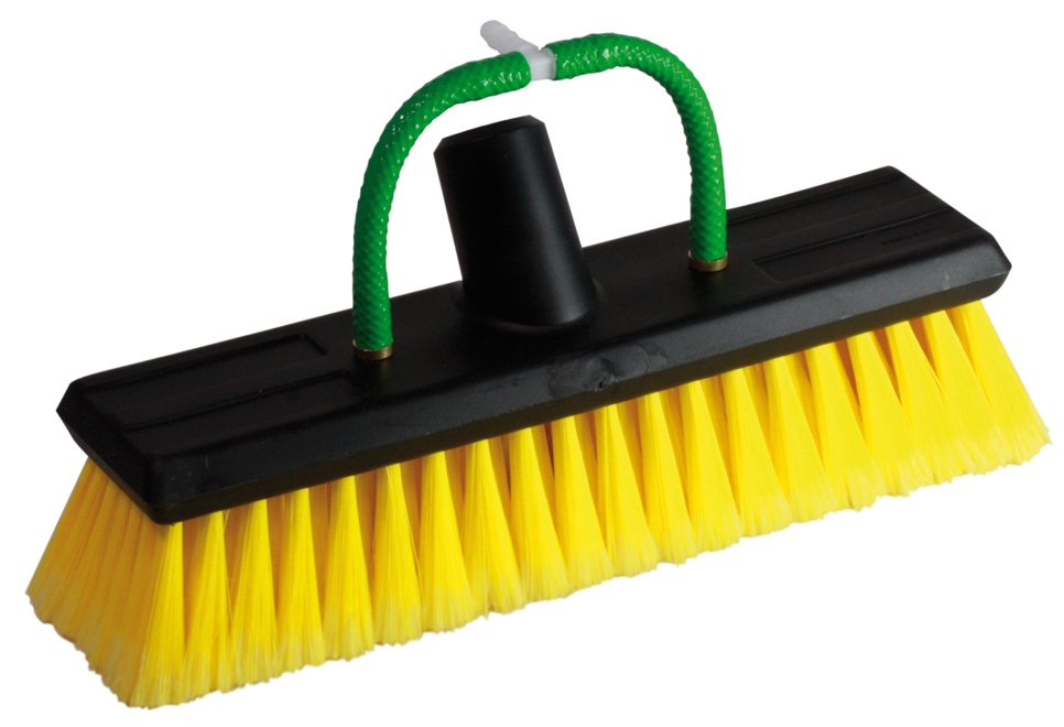 Brush for cleaning solar panels yellow Unger