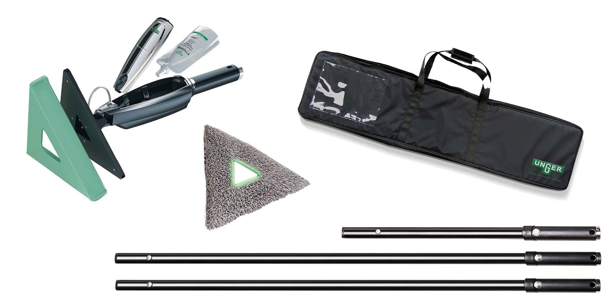 Kit nettoyage vitre Stingray Unger 330 premium