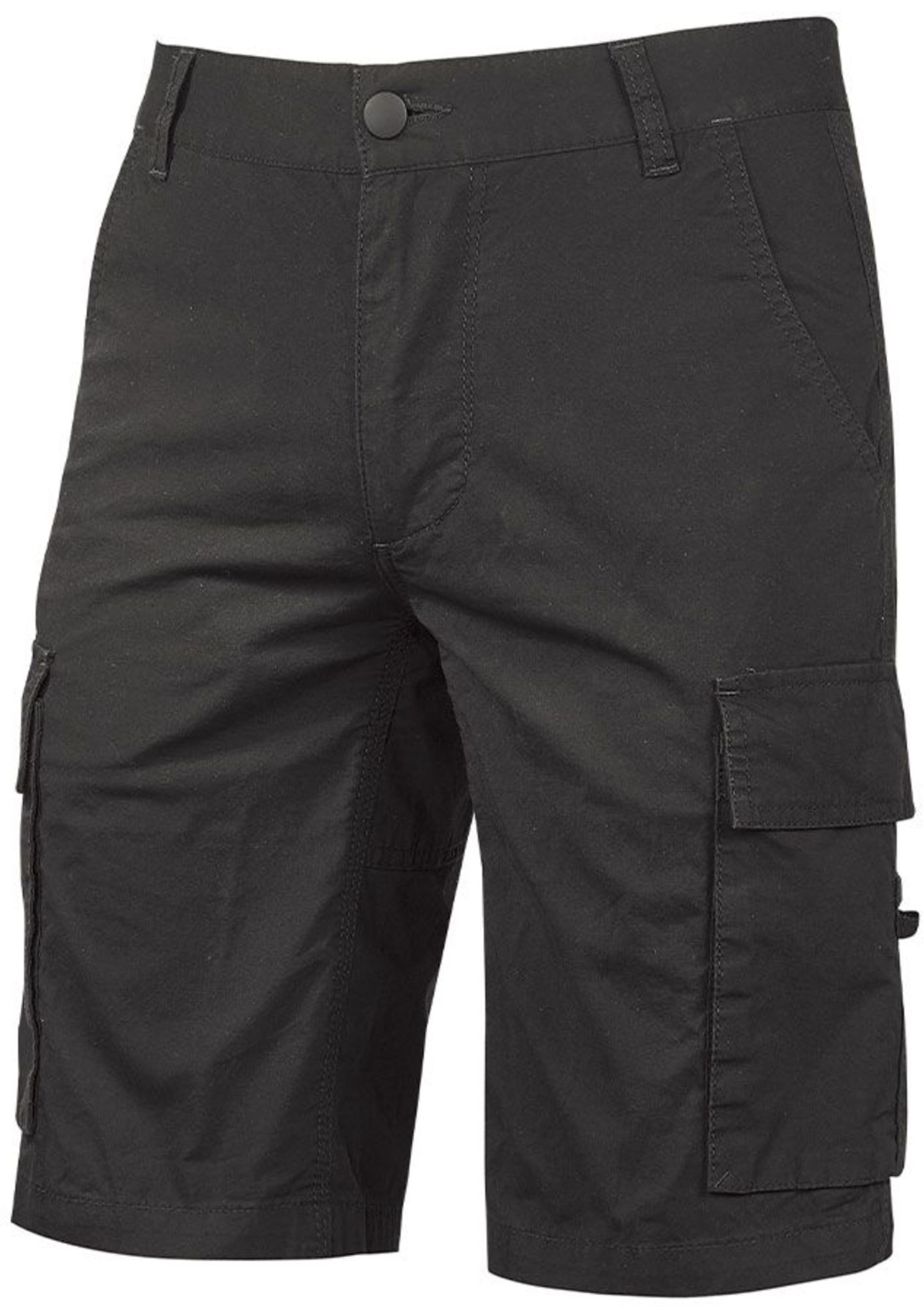 WEY132BC - Carbon Black Summer Cargo Work Bermuda Shorts