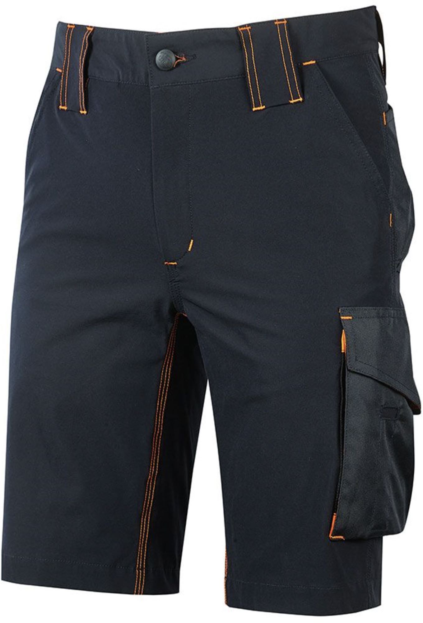 WFU196DB - Mercury deep blue work Bermuda shorts