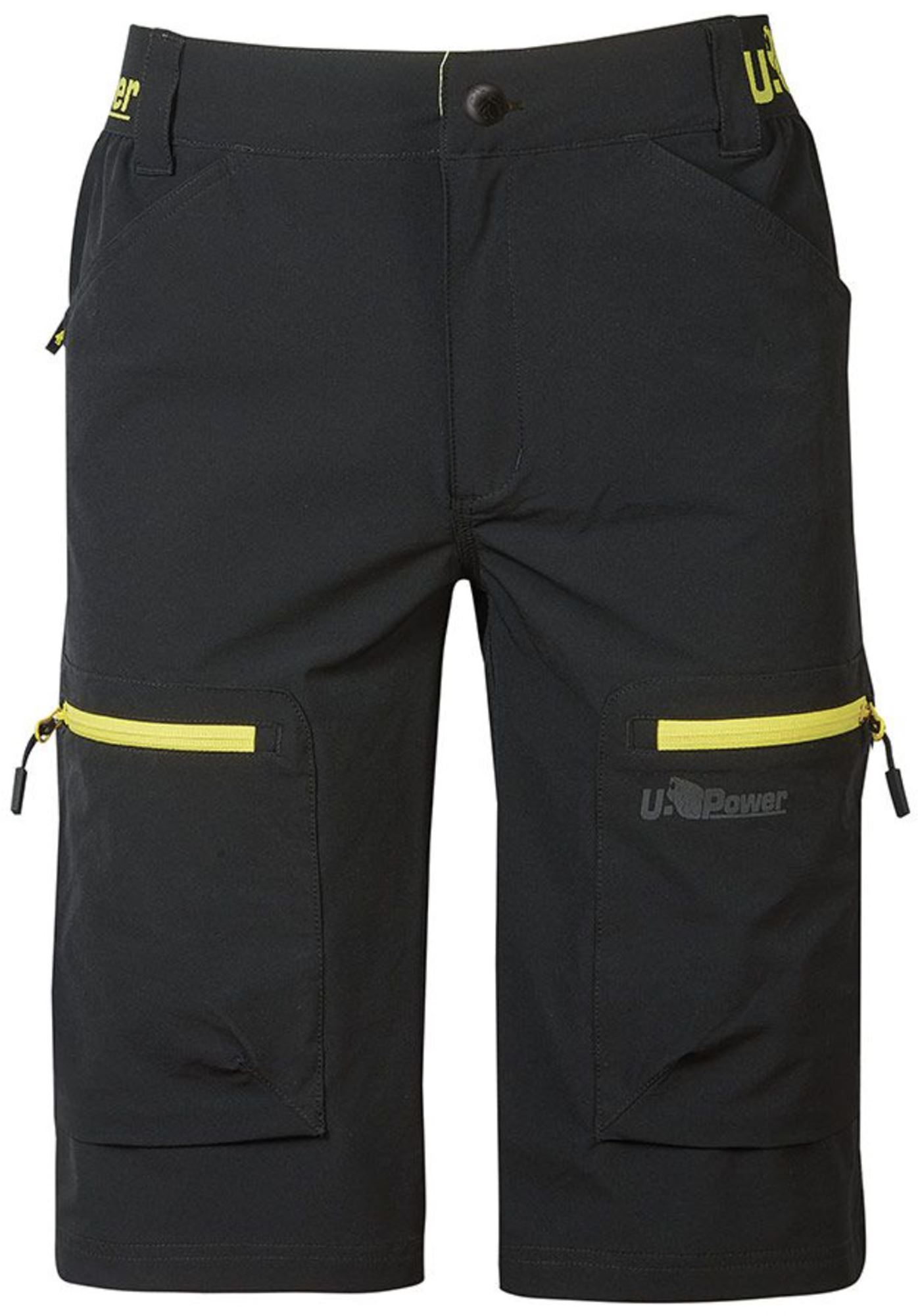 WFU280BC - Ares carbon black work shorts