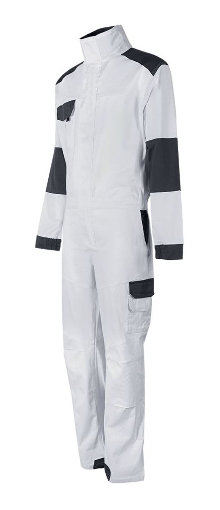 WIN337WH - White Pola work overalls