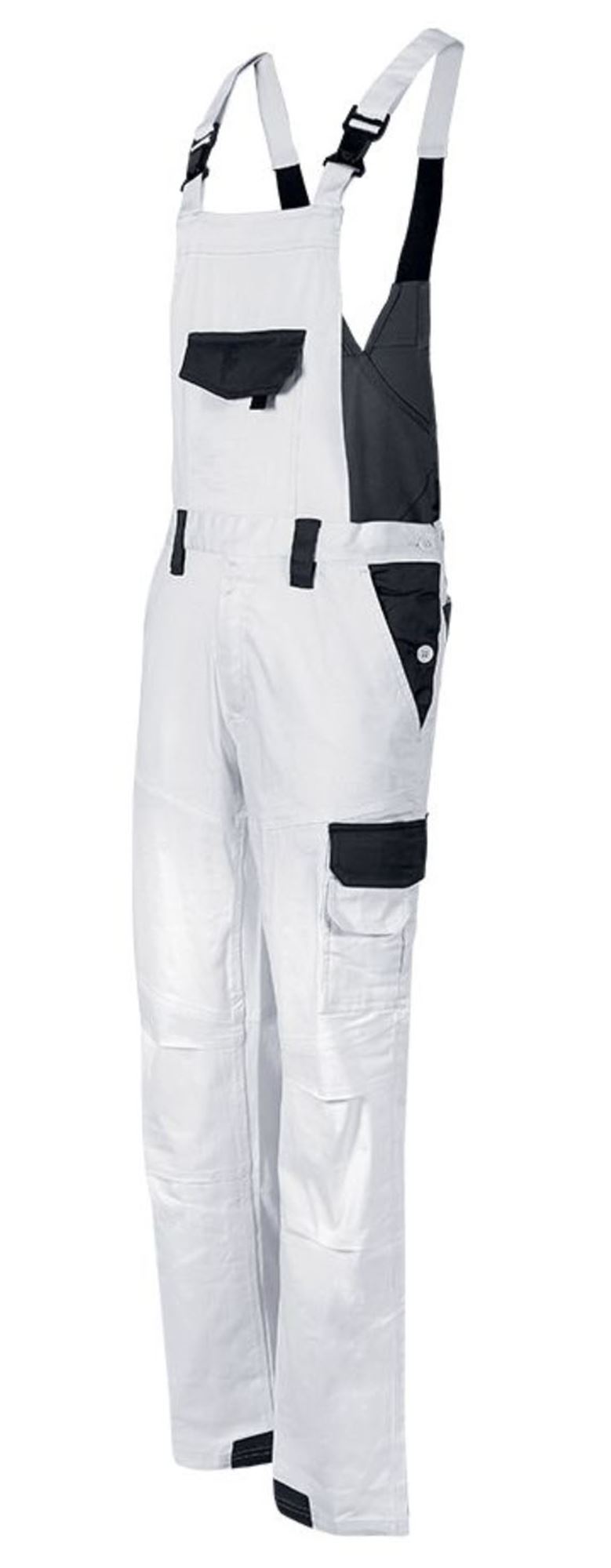 WIN338WH - Kalamata white work overalls