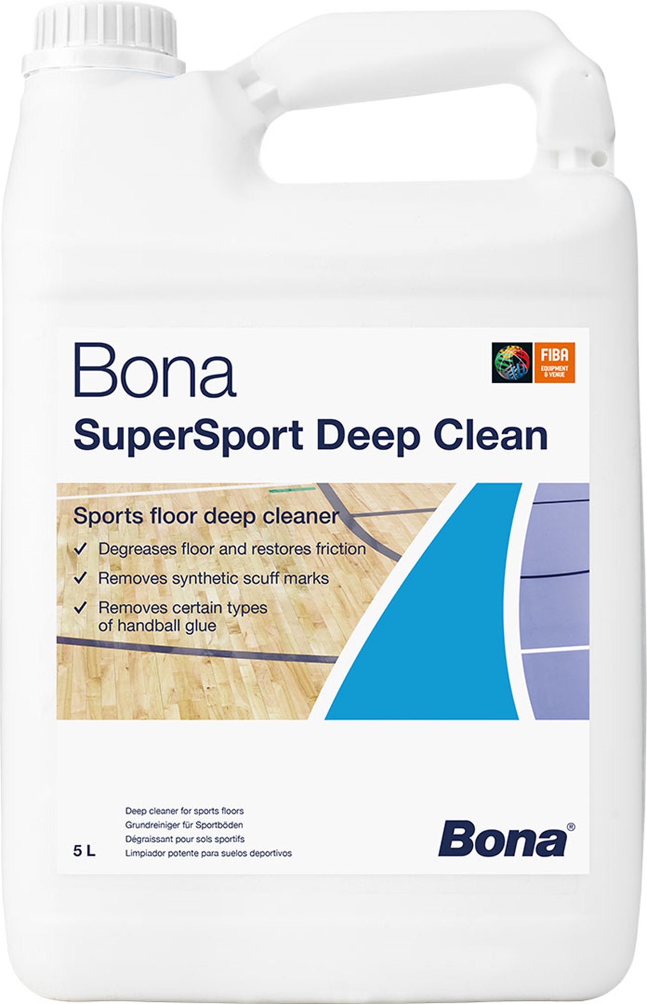 Bona sports floor cleaner 5L - Voussert