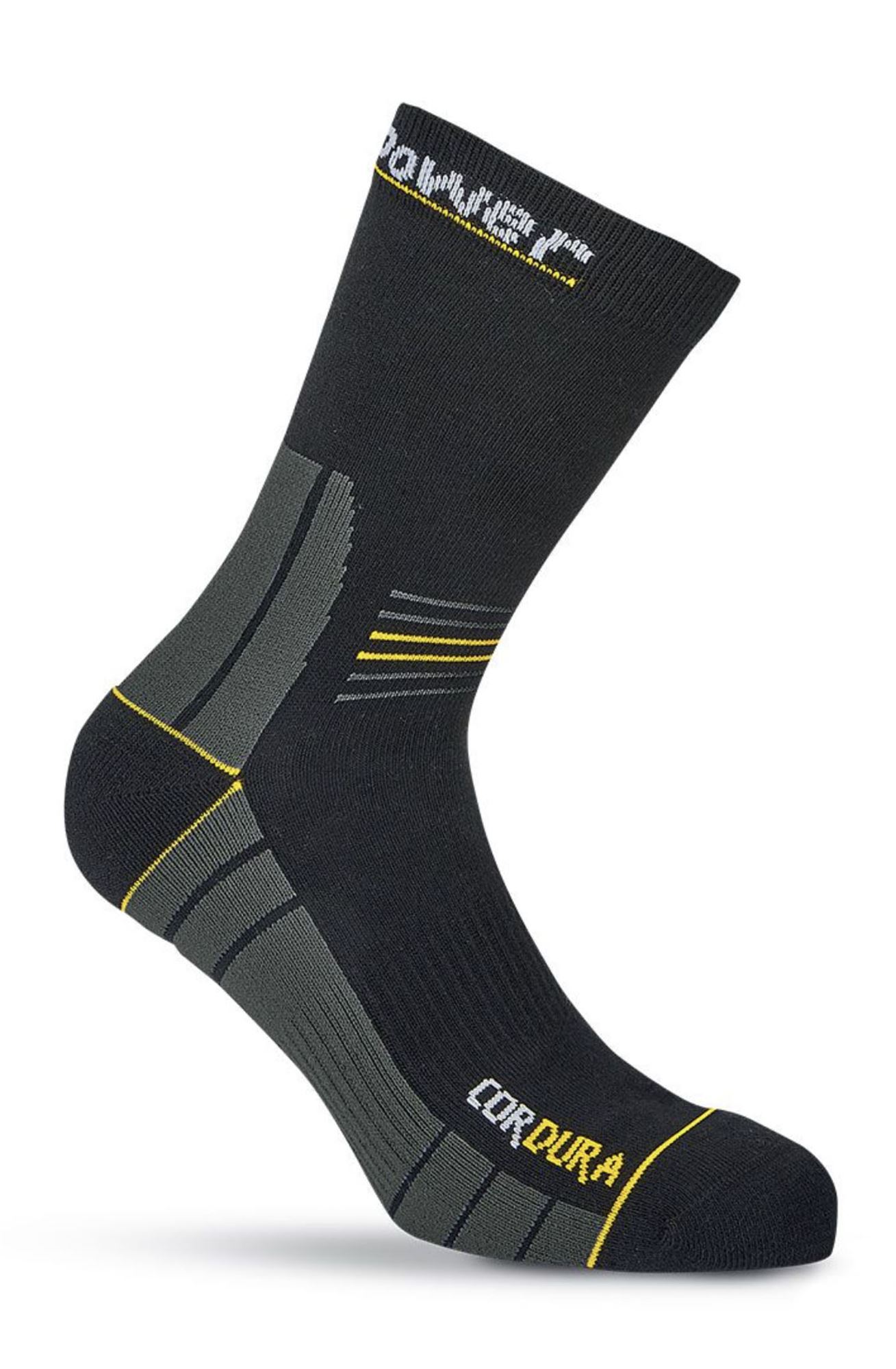 WSK312BC - Sturdy work sock, charcoal black