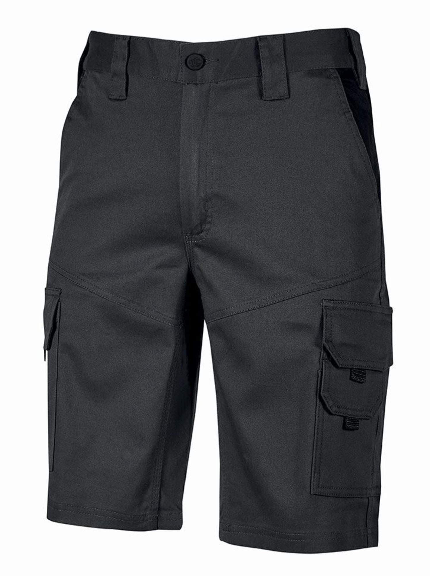 WST279BC - Bonito Carbon Black Work Bermuda Shorts