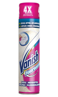 Vanish textile carpet stain remover aerosol 600 ml