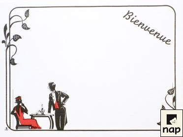 Ply disposable paper deco Welcome 30 X 40 packs 500