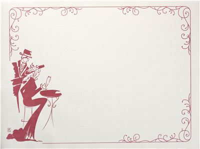 Ply disposable paper deco retro burgundy 30 x 40 packs 500