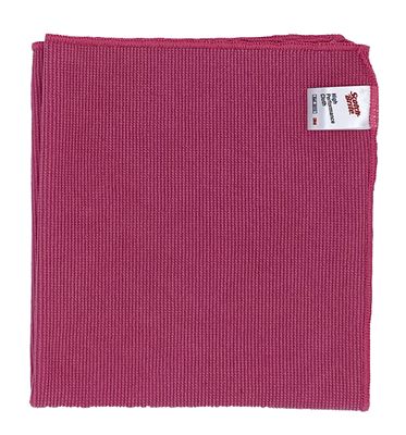 High performance microfiber cloth 3m red