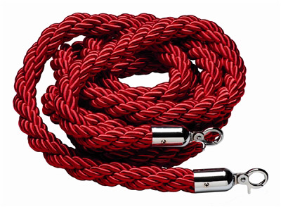 Burgundy cord sold by the meter