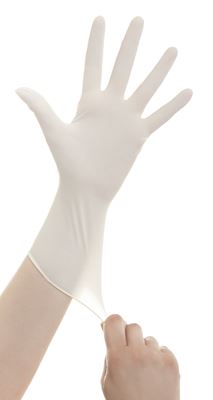 Food-grade powdered latex glove box of 100