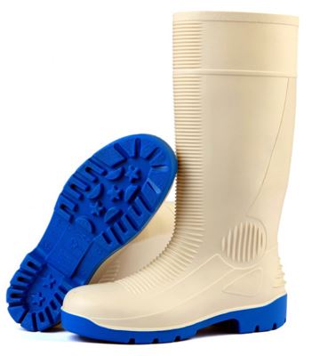 Nitrile white kitchen boot