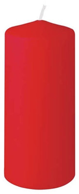 Red cylindrical candles 130X60 mm Duni