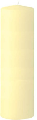 Cylindrical champagne candles 150X80 mm Duni