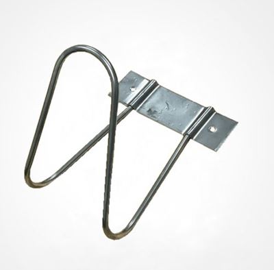 Stainless steel wall support for washing hose