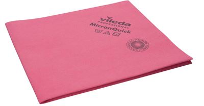 RmicronQuick Vileda red cloth bag of 5