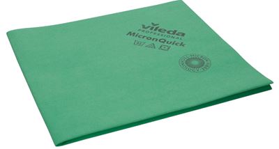 RmicronQuick Vileda green cloth bag of 5