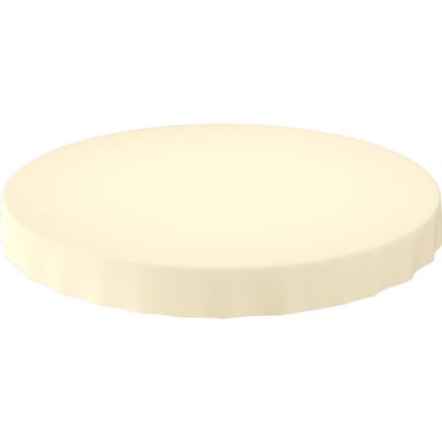 Evolin round tablecloth 180 cm cream pack of 15