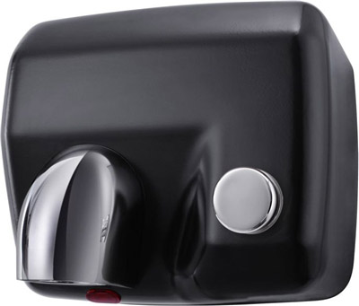 Manual black electric hand dryer
