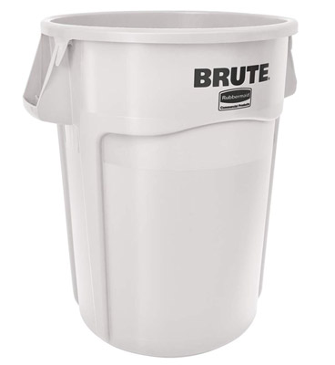Rubbermaid Brute container round white 167 Litres