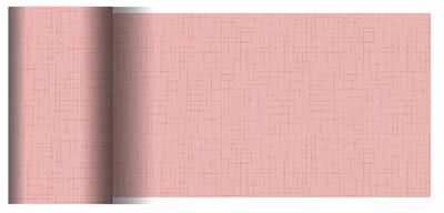 Dunicel powder pink table runner 0.15x20 m