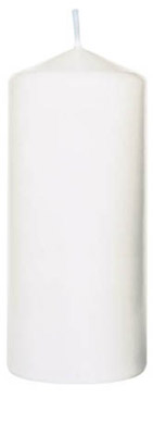 White cylindrical candles 220X70 mm Duni