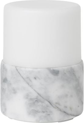 Bright marble LED candle holder