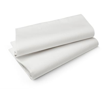 Duni Dunicel white tablecloth 84x84 pack of 84