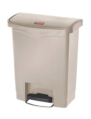 Garbage Rubbermaid Slim Jim 30L beige