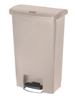 Garbage Rubbermaid Slim Jim 50L beige