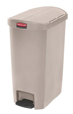 Garbage Rubbermaid Slim Jim 50L narrow beige