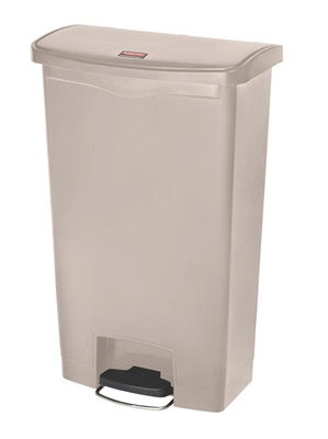 Rubbermaid Slim Jim trash 68 L beige